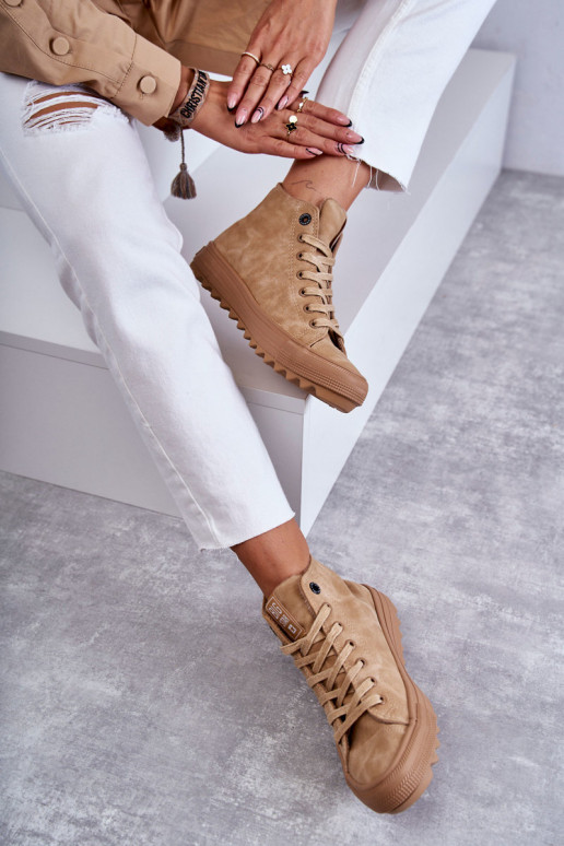 Laisvalaikio bateliai Big Star Aukštas pašiltinti rudos spalvos GG274072 Laisvalaikio bateliai Big Star Aukštas pašiltinti rudos spalvos GG274072