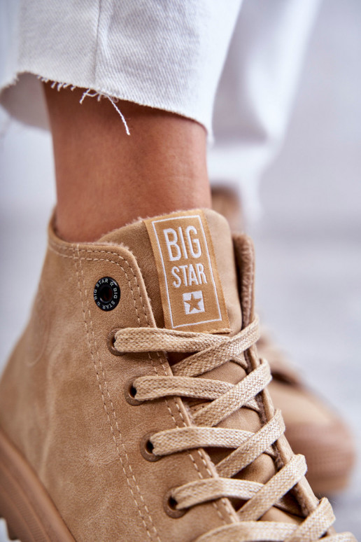 Laisvalaikio bateliai Big Star Aukštas pašiltinti rudos spalvos GG274072 Laisvalaikio bateliai Big Star Aukštas pašiltinti rudos spalvos GG274072