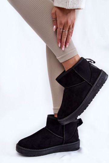 pašiltinti sniego batai Big Star KK274288 juodos spalvos