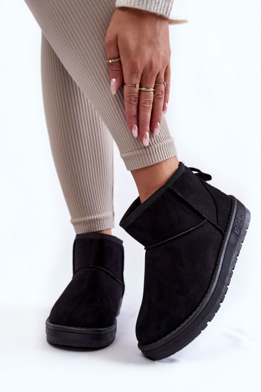 pašiltinti sniego batai Big Star KK274288 juodos spalvos pašiltinti sniego batai Big Star KK274288 juodos spalvos