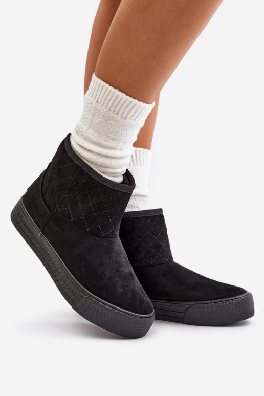 Aulinukai sniego batai Į Pilį pašiltinti su kailiuku viduje Big Star OO274A522 juodos spalvos Aulinukai sniego batai Į Pilį pašiltinti su kailiuku viduje Big Star OO274A522 juodos spalvos