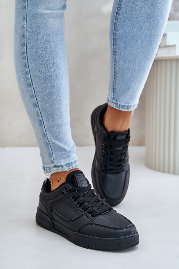 Sneakers modelio batai Moteriškas Big Star OO274A551 Hi-Poly System juodos spalvos
