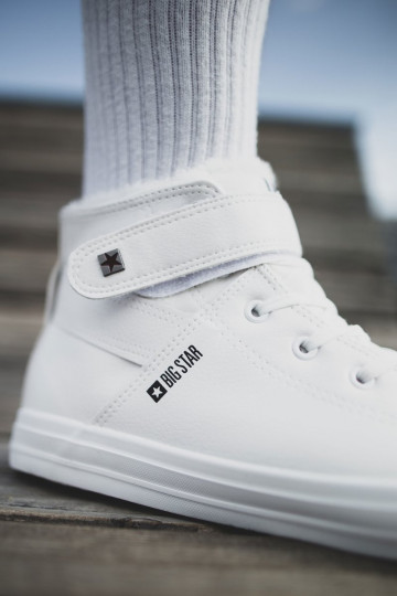 Vyriški laisvalaikio batai Big Star pašiltinti baltos spalvos Y174024FIN 2