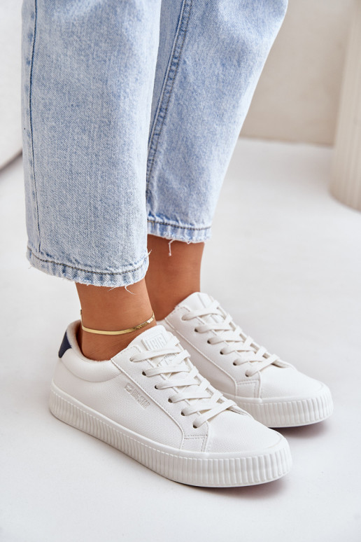 pašiltinti Laisvalaikio bateliai Big Star OO274A460 baltos spalvos