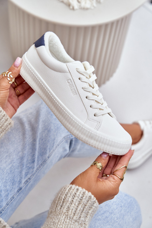 pašiltinti Laisvalaikio bateliai Big Star OO274A460 baltos spalvos