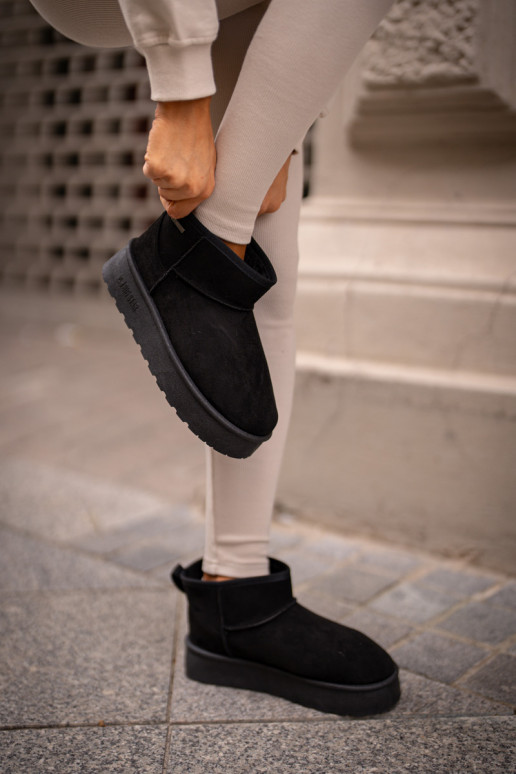 Sniego batai su platforma Big Star OO274A099 juodos spalvos Sniego batai su platforma Big Star OO274A099 juodos spalvos