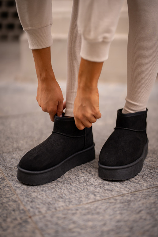 Sniego batai su platforma Big Star OO274A099 juodos spalvos Sniego batai su platforma Big Star OO274A099 juodos spalvos