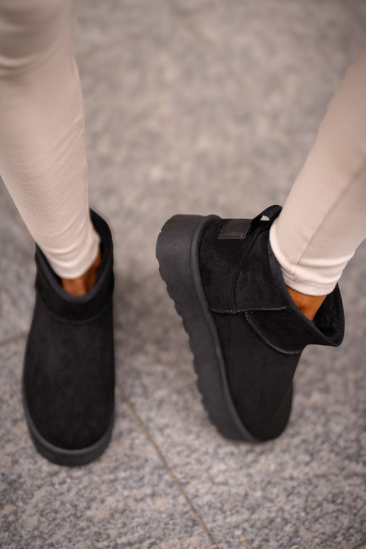 Sniego batai su platforma Big Star OO274A099 juodos spalvos Sniego batai su platforma Big Star OO274A099 juodos spalvos