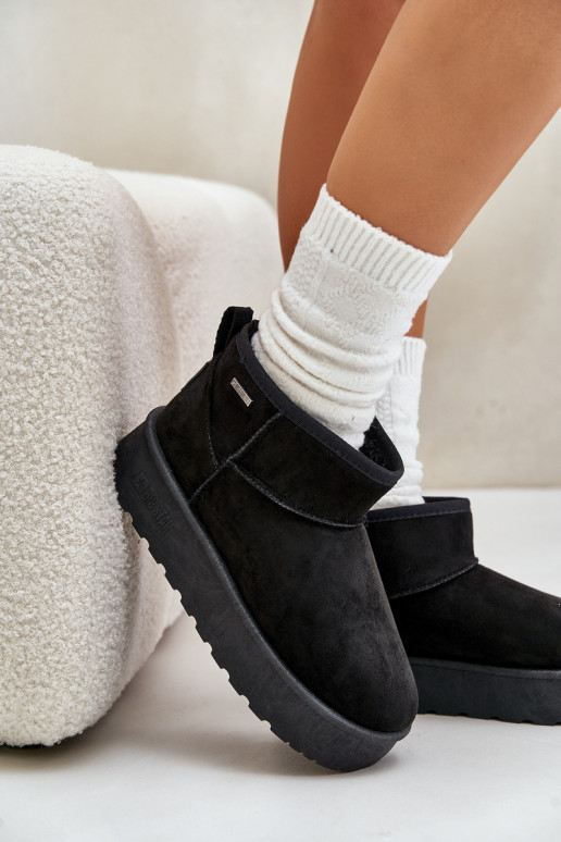 Sniego batai su platforma Big Star OO274A099 juodos spalvos Sniego batai su platforma Big Star OO274A099 juodos spalvos