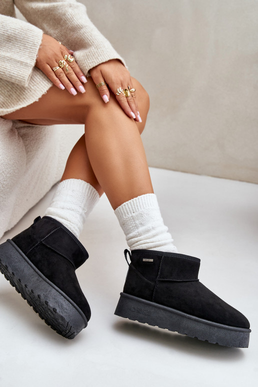 Sniego batai su platforma Big Star OO274A099 juodos spalvos Sniego batai su platforma Big Star OO274A099 juodos spalvos