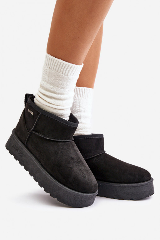 Sniego batai su platforma Big Star OO274A099 juodos spalvos Sniego batai su platforma Big Star OO274A099 juodos spalvos