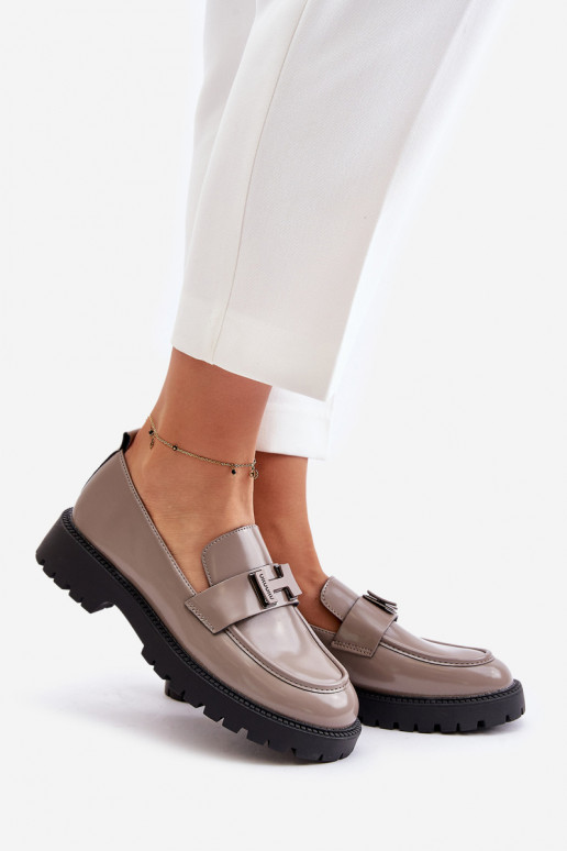 Moteriški mokasinai su lako efektu... Moteriški mokasinai su lako efektu...