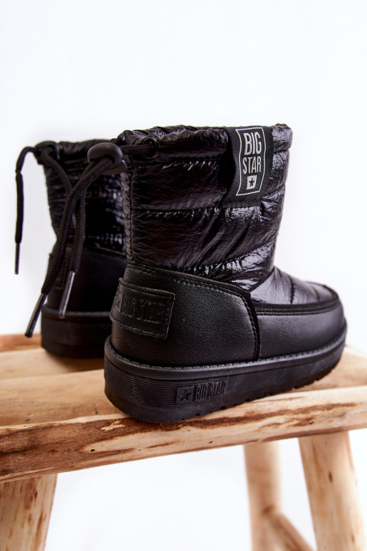 Vaikiški sniego batai Big Star KK374220 juodos spalvos Vaikiški sniego batai Big Star KK374220 juodos spalvos