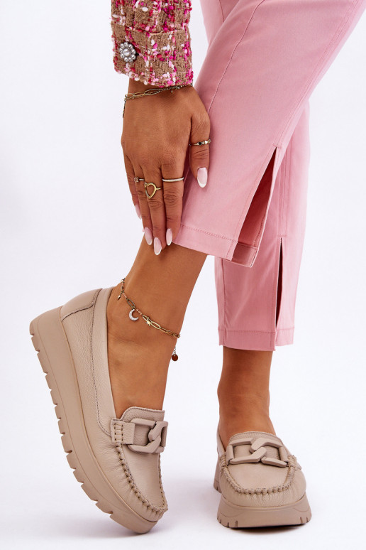 Mokasinai su platforma su ornamentais...