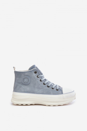 pašiltinti Laisvalaikio bateliai su platforma Big Star OO274072 mėlynos spalvos 2