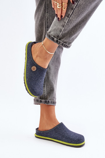 batai naminės Moteriškas Šlepetės Inblu CS000039 tamsiai mėlynos spalvos