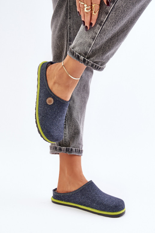 batai naminės Moteriškas Šlepetės Inblu CS000039 tamsiai mėlynos spalvos