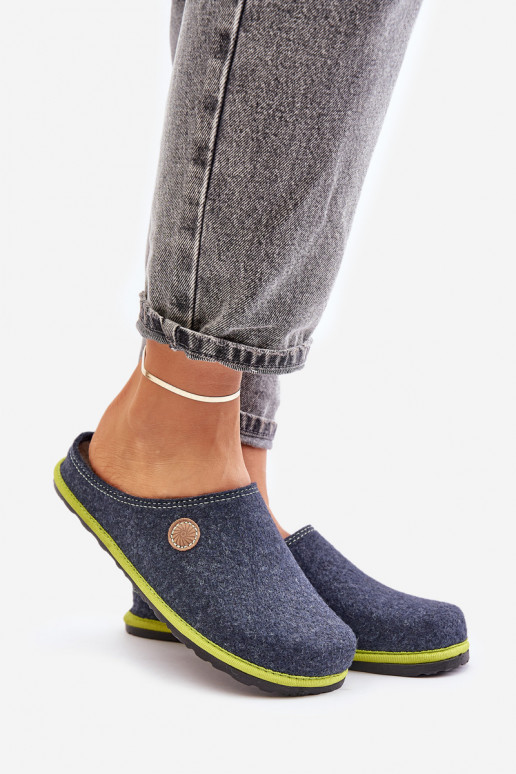 batai naminės Moteriškas Šlepetės Inblu CS000039 tamsiai mėlynos spalvos