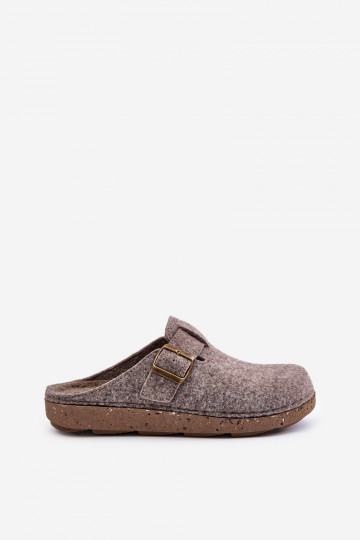 Šlepetės vyrams su sagtimis Šlepetės Prevencinė Inblu MT000012 smėlio spalvos 2