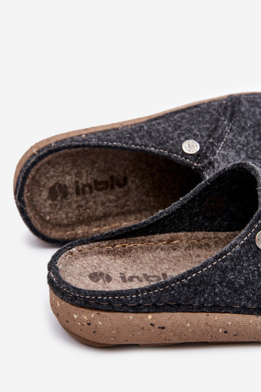 vyrams batai naminės Šlepetės Šlepetės Inblu MT000011 pilkos spalvos vyrams batai naminės Šlepetės Šlepetės Inblu MT000011 pilkos spalvos