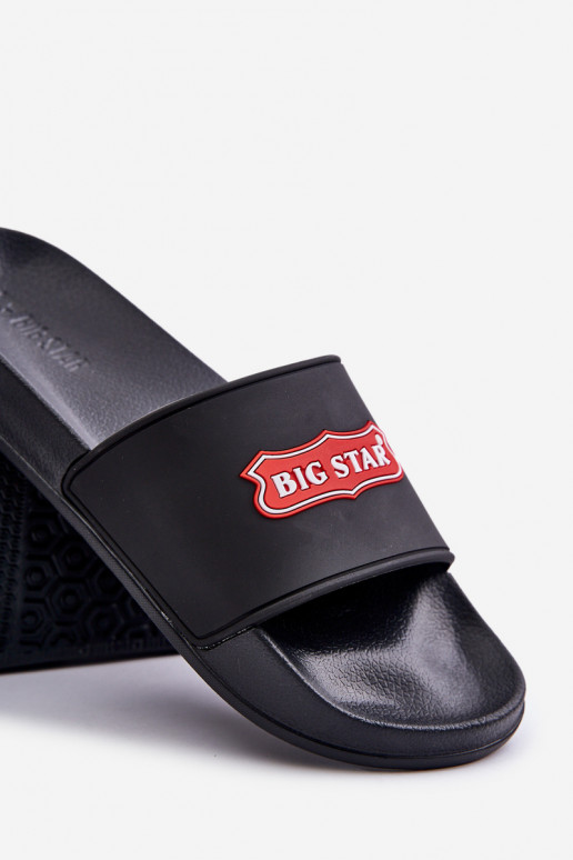 Šlepetės vyrams Z Logo Big Star OO174028 juodos spalvos