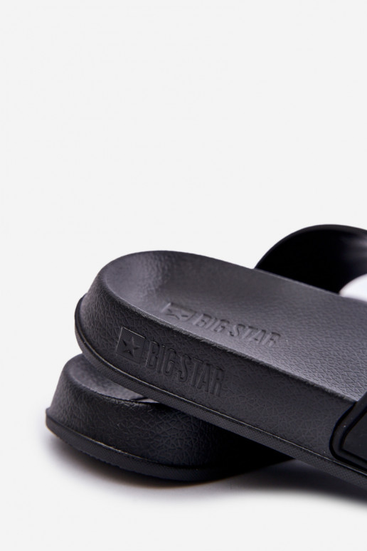 Šlepetės vyrams Z Logo Big Star OO174028 juodos spalvos