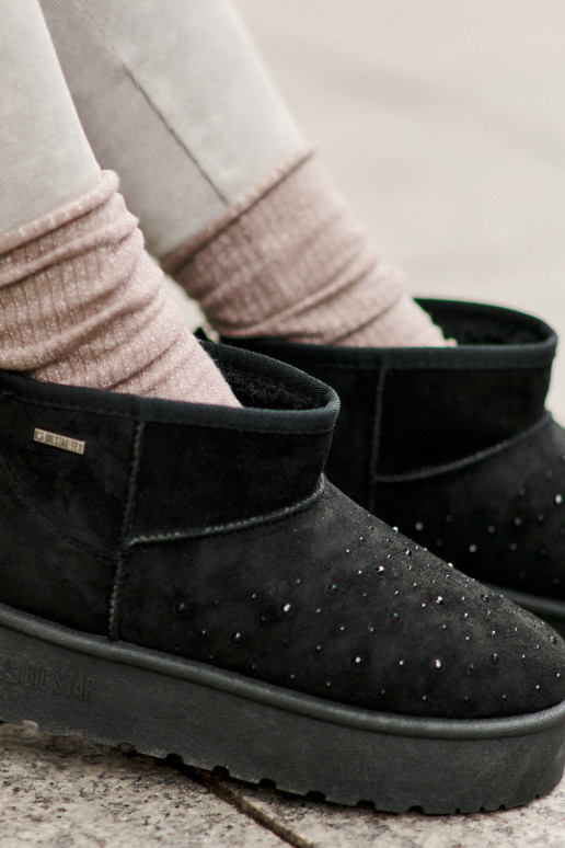 sniego batai Su dekoracija su platforma Big Star OO274A105 juodos spalvos sniego batai Su dekoracija su platforma Big Star OO274A105 juodos spalvos