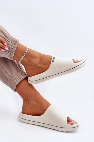  Moteriškos šlepetės Big Star NN274A043 baltos spalvos 2