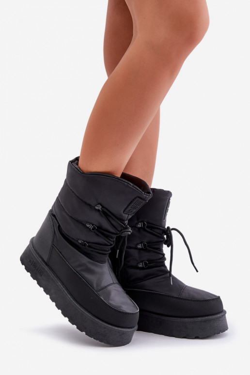 sniego batai su platforma Į Pilį Big Star OO274884 juodos spalvos