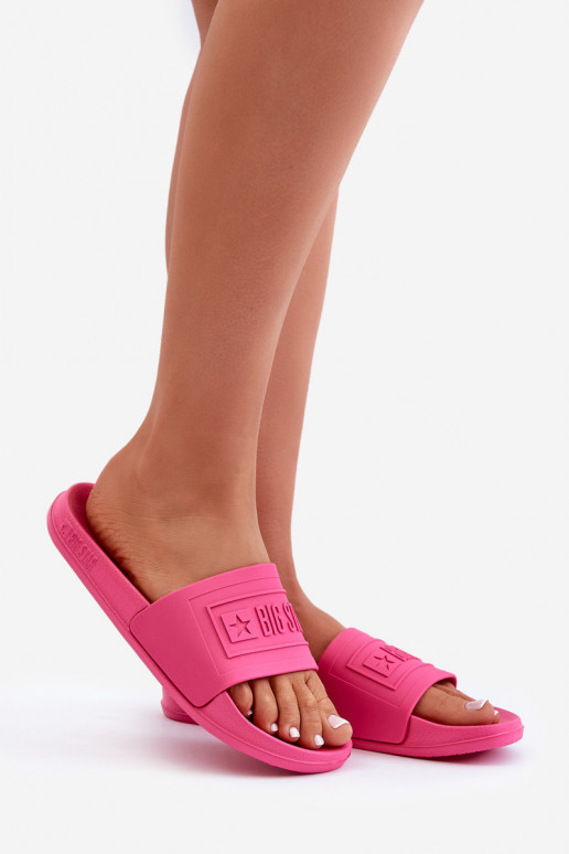 Moteriškos šlepetės Big Star OO274037 rožinės spalvos  Moteriškos šlepetės Big Star OO274037 rožinės spalvos