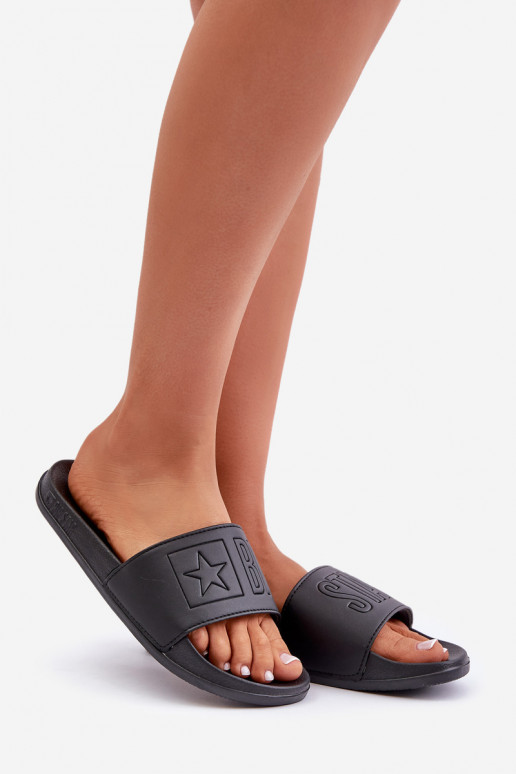 Lengvos šlepetės Big Star OO274040 juodos spalvos