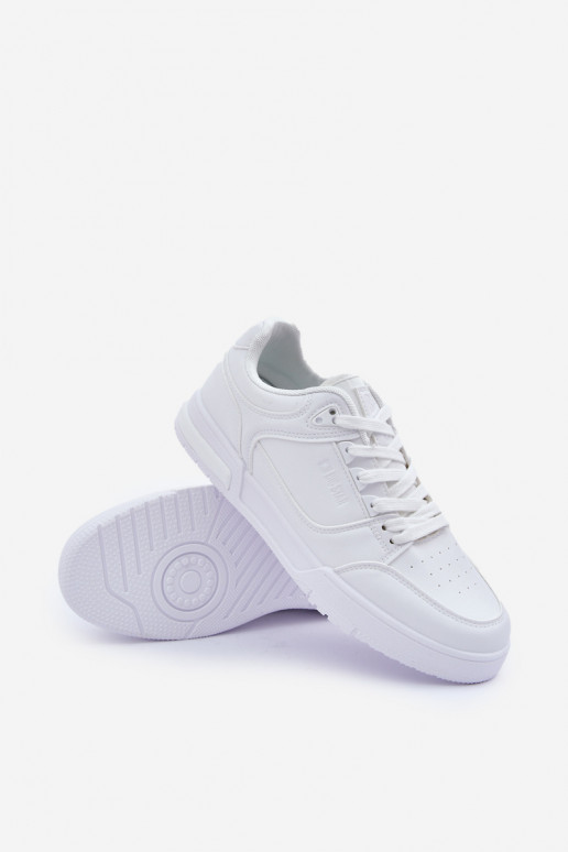 Žemas Sneakers modelio batai vyrams Big Star OO174671 HI-POLY SYSTEM baltos spalvos