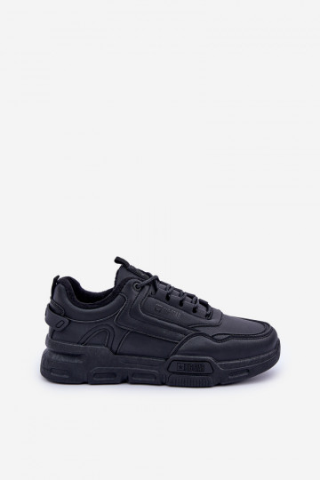 Pašiltinti vyriški Sneakers modelio batai Big Star OO174584 HI-POLY SYSTEM juodos spalvos 2