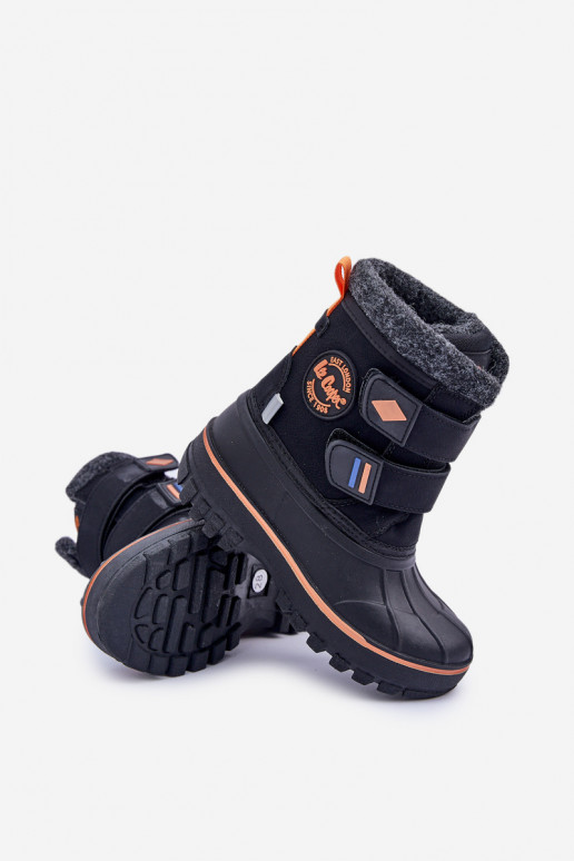 Sniego batai vaikams su lipniais užsegimais Lee Cooper LCJ-24-44-2865K juodos spalvos
