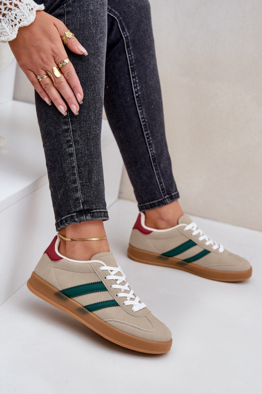 Sneakers modelio batai Moteriškos žemos smėlio spalvos EnnorĮen