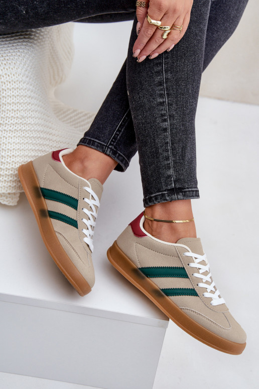 Sneakers modelio batai Moteriškos žemos smėlio spalvos EnnorĮen