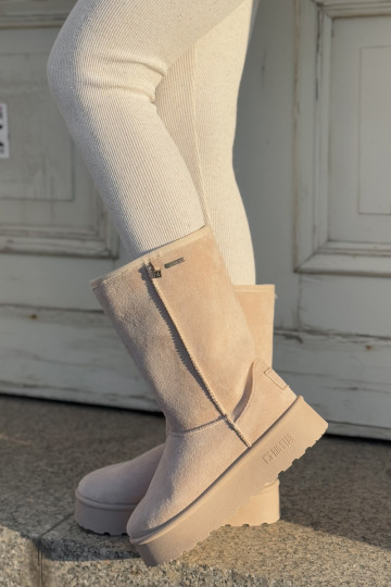 Paaukštinti sniego batai su platforma Big Star OO274894 dramblio kaulo spalvos 2