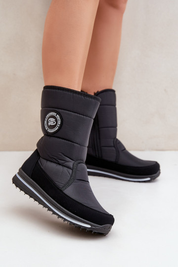 Moteriški sniego batai Progress PROGJ-21-09 juodos spalvos 2