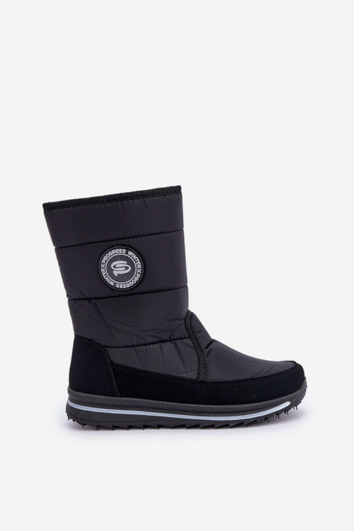 Moteriški sniego batai Progress PROGJ-21-09 juodos spalvos Moteriški sniego batai Progress PROGJ-21-09 juodos spalvos