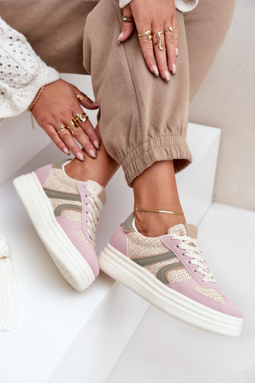 Moteriški sneakers su platforma įvairių spalvų Lesida