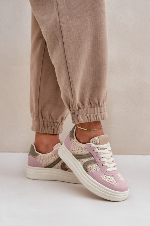 Moteriški sneakers su platforma įvairių spalvų Lesida