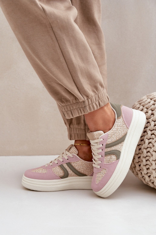 Moteriški sneakers su platforma įvairių spalvų Lesida