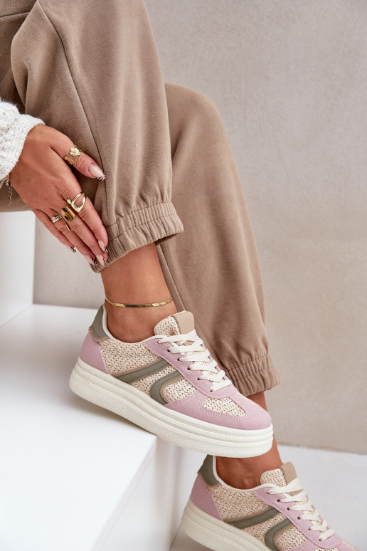 Moteriški sneakers su platforma įvairių spalvų Lesida