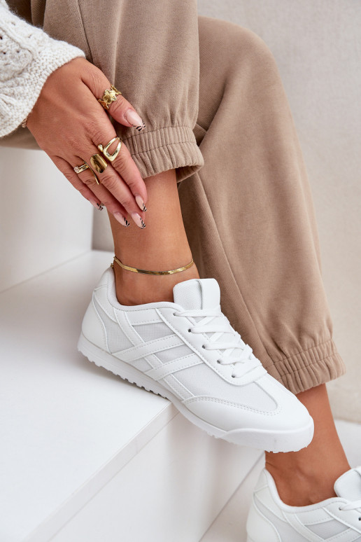 Žemas Sportbačiai Laisvalaikio bateliai baltos spalvos Eezore Žemas Sportbačiai Laisvalaikio bateliai baltos spalvos Eezore