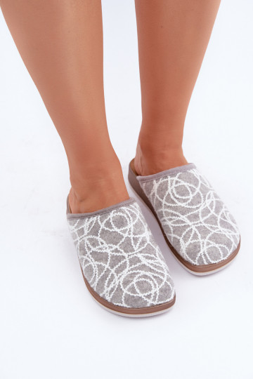 su blizgesiu Šlepetės Moteriškas Inblu CT000028 pilkos spalvos