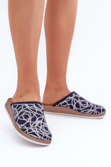 su blizgesiu Šlepetės Moteriškas Inblu CT000028 tamsiai mėlynos spalvos 2