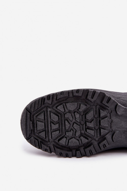 sniego batai vyrams Į Pilį pašiltinti su kailiuku viduje juodos spalvos Linnora