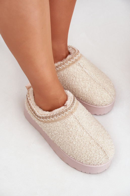 sniego batai Moteriškas su platforma Z Haftem dramblio kaulo spalvos Tirissa