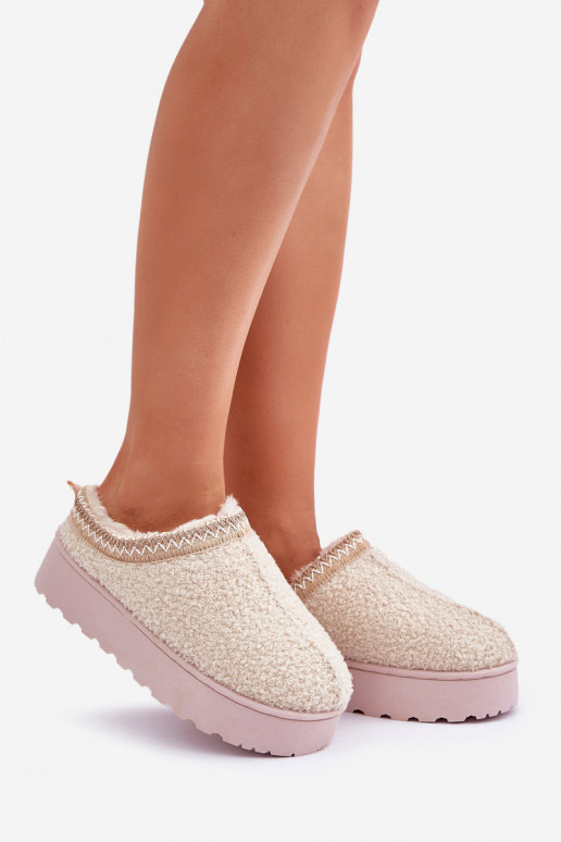 sniego batai Moteriškas su platforma Z Haftem dramblio kaulo spalvos Tirissa