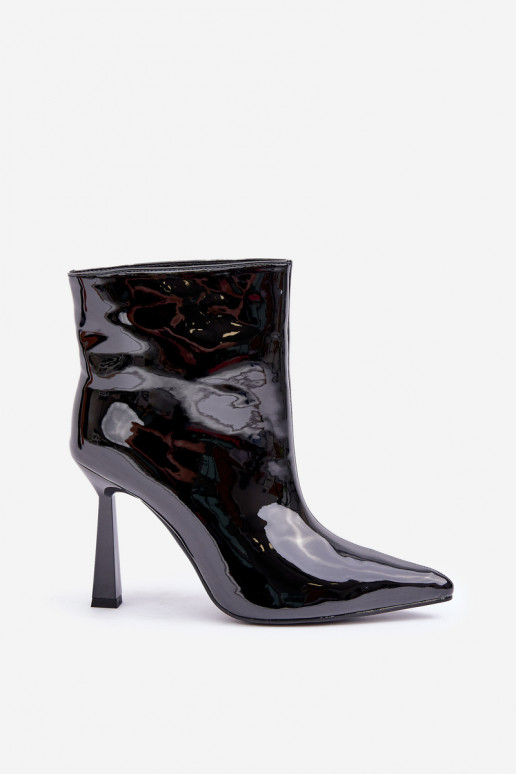 su lako efektu Aulinukai Įjungta Szpice Įsispiriamo modelio juodos spalvos Seliri su lako efektu Aulinukai Įjungta Szpice Įsispiriamo modelio juodos spalvos Seliri